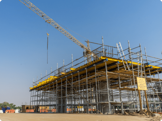 One of Scaffco's projects that follows scaffold standards.